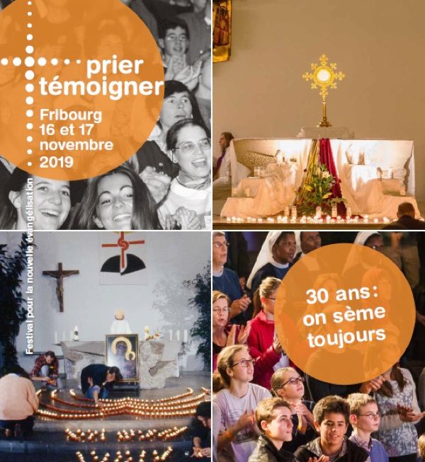 30 ans de Prier témoigner – Du 16 au 17 novembre – Fribourg