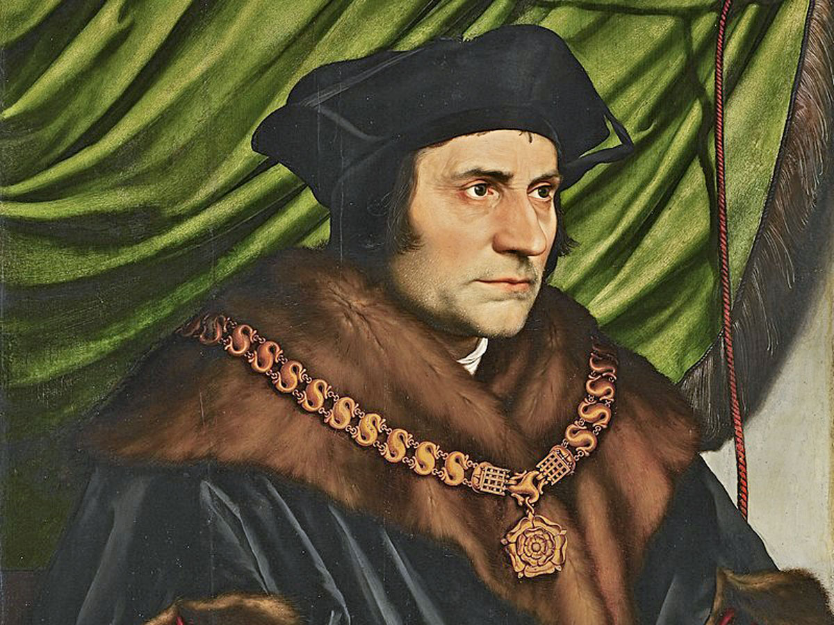 Un humour très anglais, celui de saint Thomas More