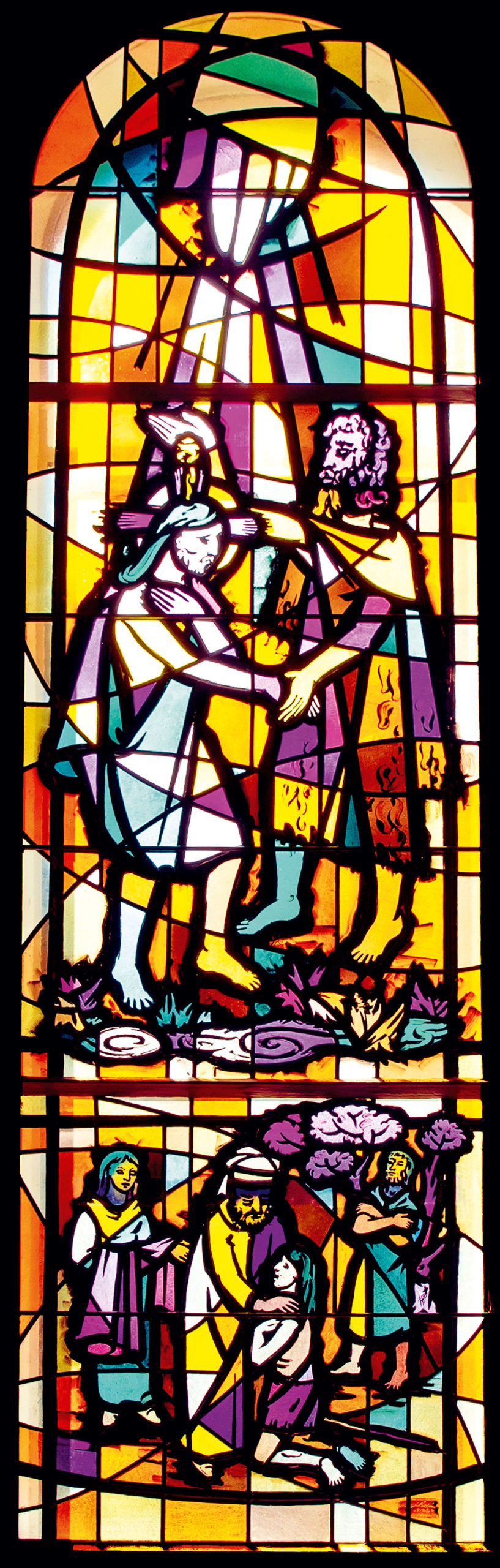 vitrail-du-bapt-me-du-christ-jean-prahin-saint-pierre-et-paul-le