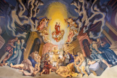 Peinture de Paul Monnier, église Saint-Charles-Borromée, Avusy (Genève)