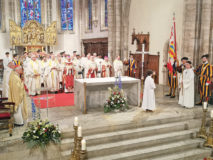 Accueil du nouveau cardinal valaisan: Mgr Emil Tscherrig