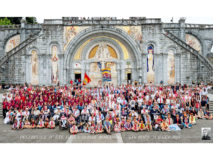 A Lourdes avec 53 ados de Suisse romande dont 10 jeunes de notre région sur 26 Valaisans