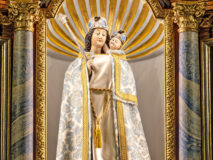 Statue de Notre-Dame des Marches, chapelle des Marches, Fribourg 