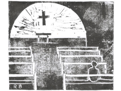 Depuis le banc du fond